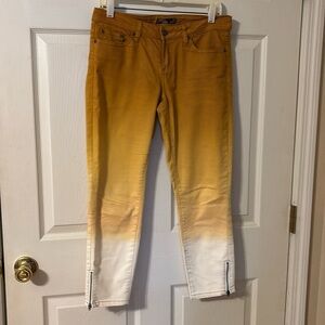 Prana Jett zip ankle pants ombré size 6